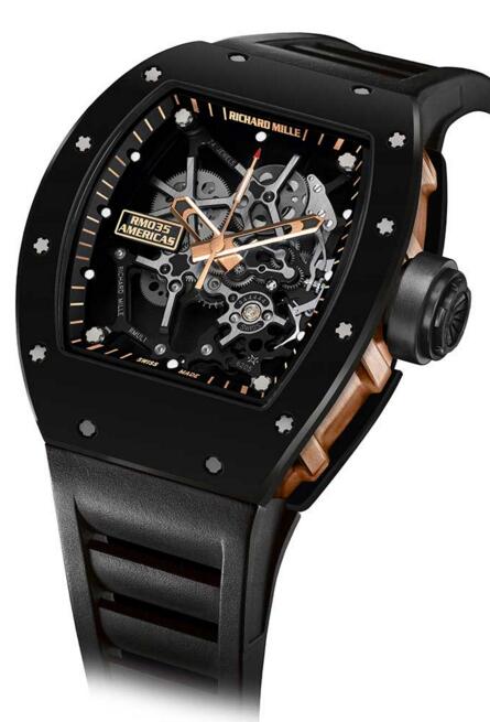 Review Fake Richard Mille RM 035 Black Toro watch cost